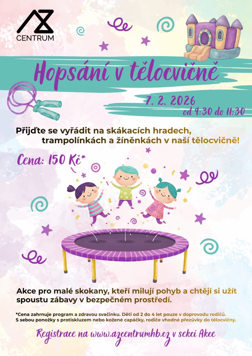 Hopsání v tělocvičně