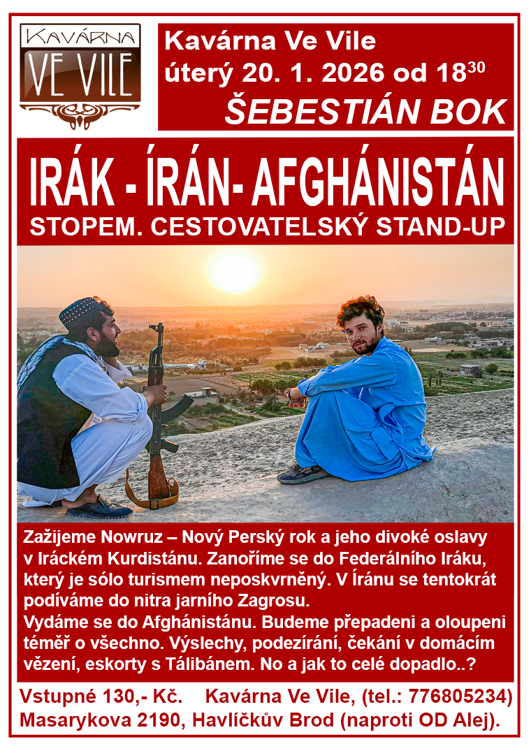 IRÁK - IRÁN - AFGHÁNISTÁN - cestovatelská beseda
