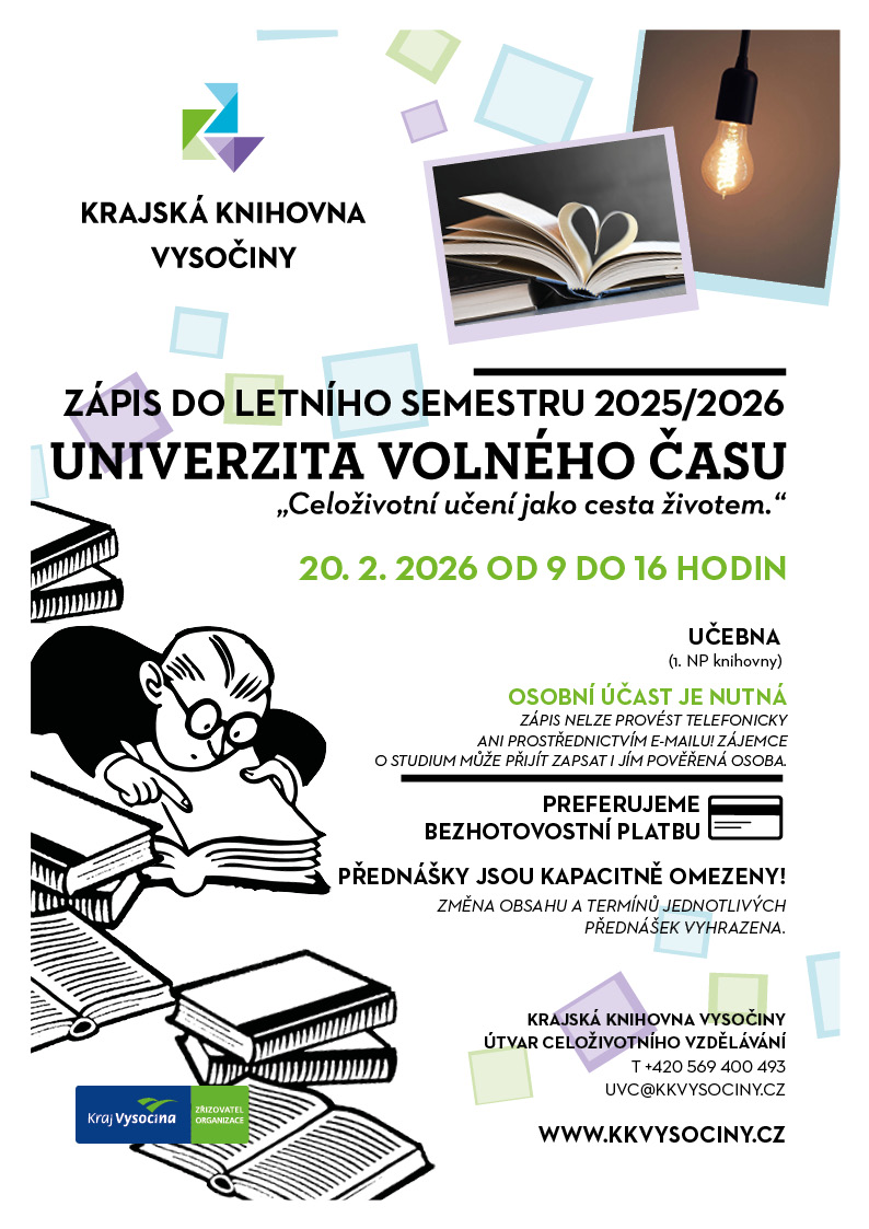 Zápis do letního semestru Univerzity volného času