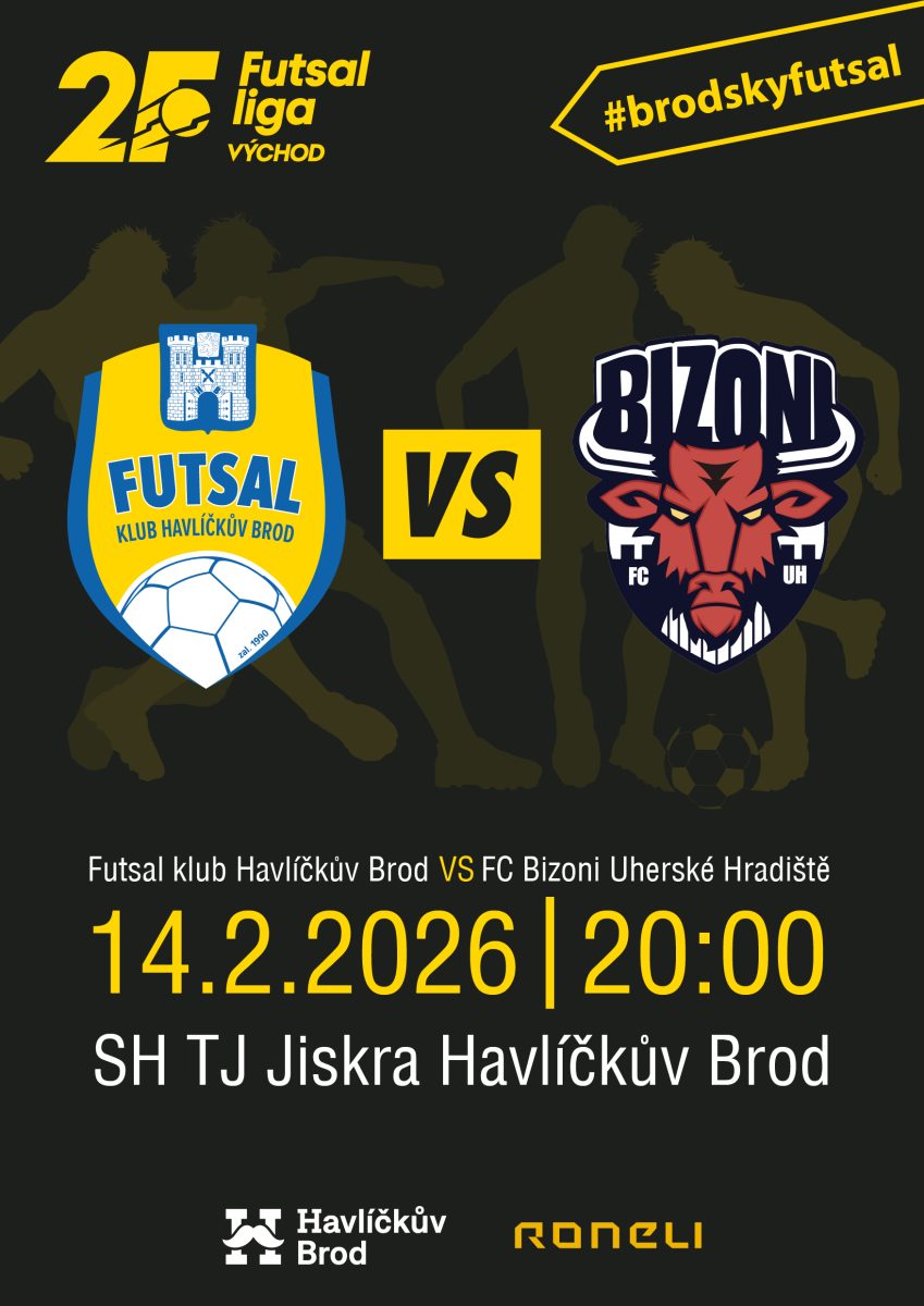 Futsal klub Havlíčkův Brod vs Bizoni Uherské Hradiště
