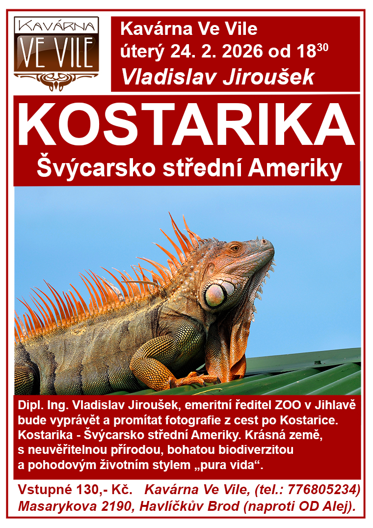 KOSTARIKA - cestovatelská beseda