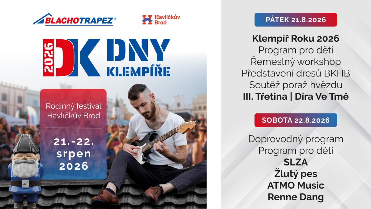 BLACHOTRAPEZ DNY KLEMPÍŘE 2026