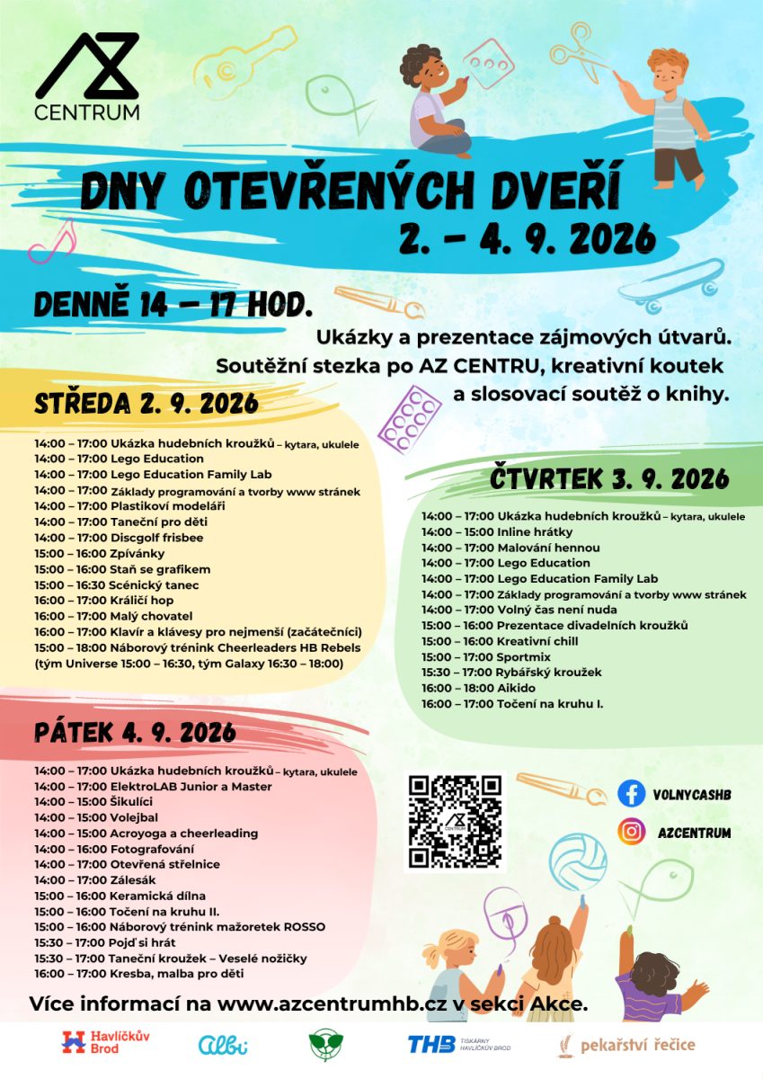 Dny otevřených dveří v AZ CENTRU – SVČ
