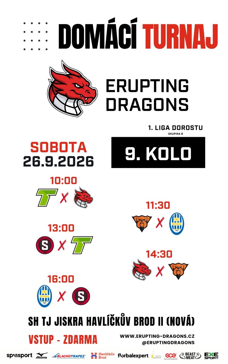 1. liga dorostenců v Havlíčkově Brodě