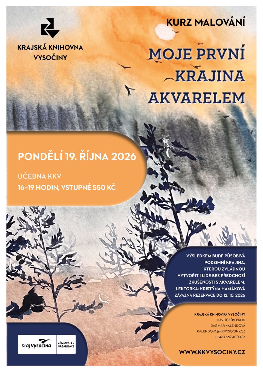 Moje první krajina akvarelem