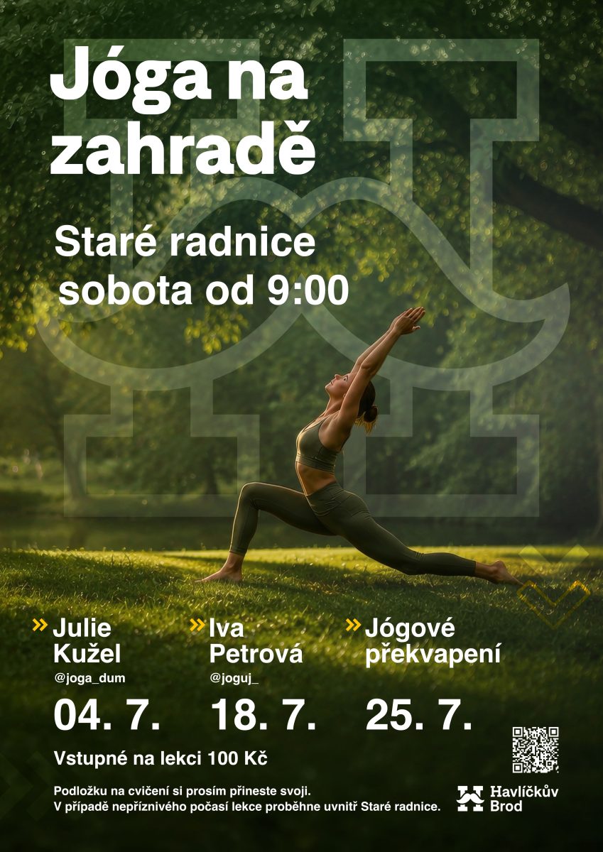 Jóga na zahradě Staré radnice