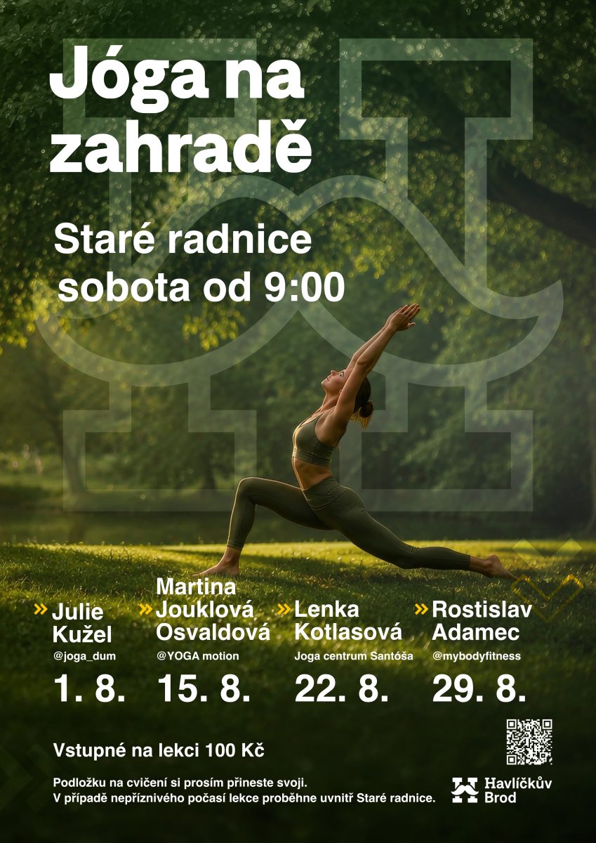 Jóga na zahradě Staré radnice