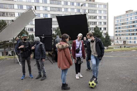 Foto z natáčení filmu Oběť