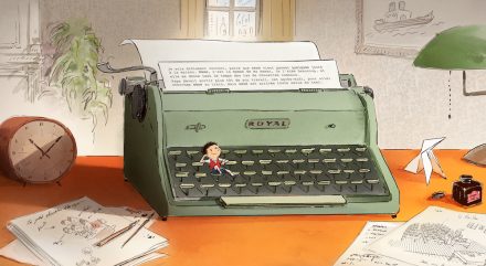 Renému Goscinny, jehož vnučka se podílela na scénáři k filmu, propůjčil hlas Ondřej Brousek.