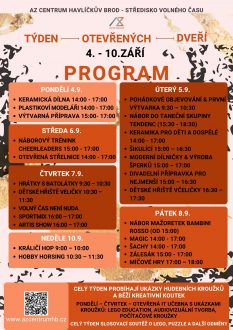 Program Týdne otevřených dveří